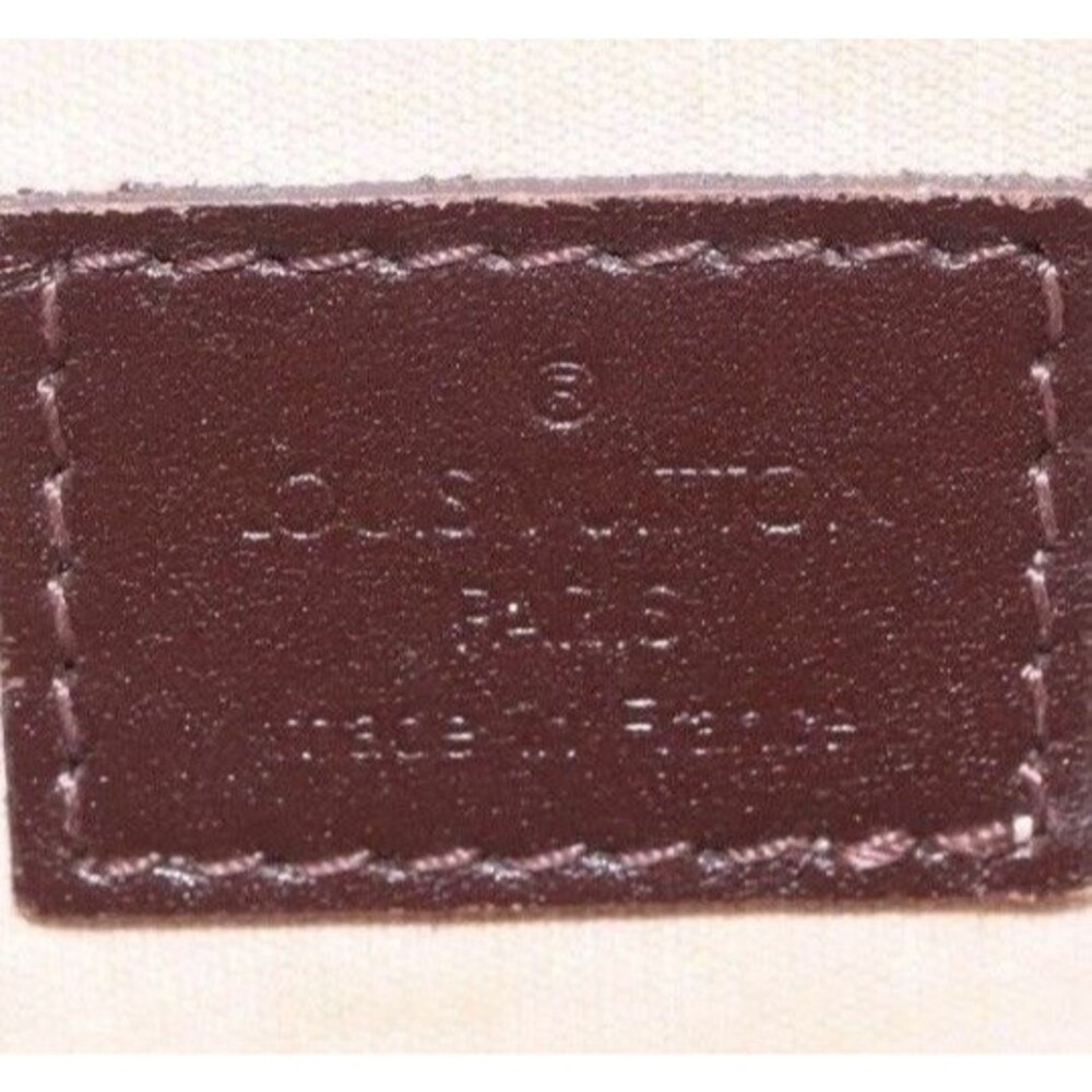 LOUIS VUITTON Monogram Mini Belanger Shoulder Bag Red LV Canvas M92171 Fair/Poor - Picture 13 of 16